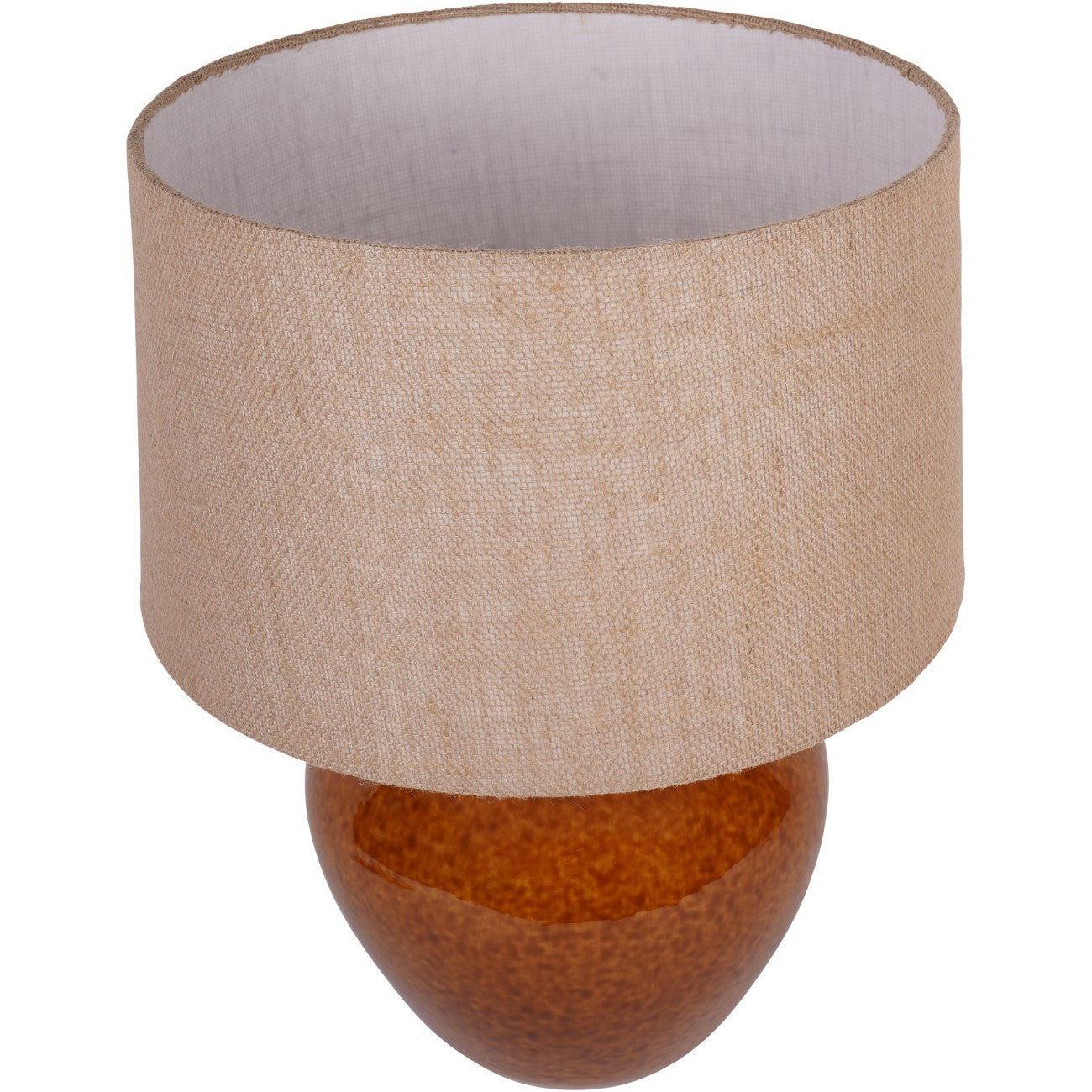 Aubrey Terracotta Ceramic Table Lamp | Large